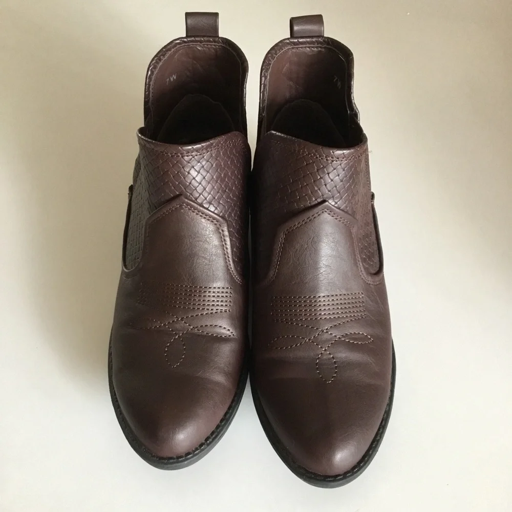 EASY STREET WESTERN STYLE ANKLE BOOTIES - Picture 3 of 12